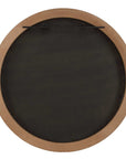Cleveland - Round Burl Wood Mirror - Woodtone