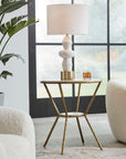 Refuge - Round White Side Table