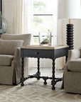 Ciao Bella - Rectangular End Table - Light Brown / Black