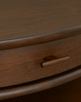 Copenhagen Round Cocktail Table with Drawer