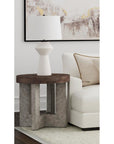 Nova - End Table - Cerused Charcoal Oak