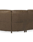 MS - Julian Six-Piece Power Reclining Sectional - Dark Brown