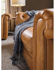 MS - Glover Power Recliner With Power Headrest - Brown