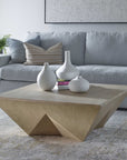 Collins - Modern Coffee Table - Light Gray