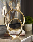 Jimena - Ring Sculptures (Set of 2) - Gold