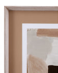 Almondine I Framed Art - Dark Brown