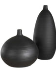 Bower - Vases Set of 2 - Black