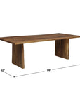 Glenmore - Wood Dining Table - Woodtone