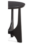 Dunnigan - Round End Table - Black