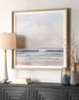 Haze - Framed Print - Light Gray