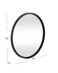 Jackie - Wall Mirror - Black
