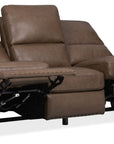 MS - Julian Zero Gravity Power Sofa with Power Headrest - Dark Brown
