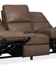MS - Julian Zero Gravity Power Sofa with Power Headrest - Dark Brown