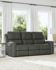 Linden - Power Reclining Sofa With Power Headrests & Lumbar