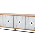 Everett - Server - Rustic Brown Mango / Ivory Bone / Grey Resin