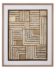 Purlin I Framed Print - Brown