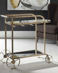 Carrinho - Antique Bar Cart - Brass