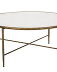 Evelyn - Coffee Table - White / Gold