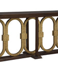 Everly - Console - Dark Brown / Gold