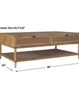 Coast - Mid-Century Coffee Table - Woodtone