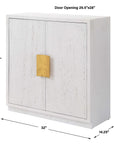 Emma - 2 Door White Cabinet