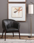 Anders - Chenille Accent Chair - Black