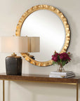 Haya - Round Mirror - Gold