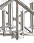 Euclid - 6 Light Cube Pendant - Nickel