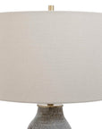 Monacan - Textured Table Lamp - Gray