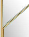 Fracture - Segmented Panel Mirror - Gold