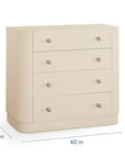 Newbury 4 Drawer Accent Chest