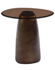 Pantheon Small Glass Top Coffee Table