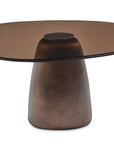 Pantheon Large Glass Top Coffee Table