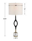 Maryam - Cordless Led Buffet Lamp - Black / Bronze