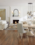Nouveau Chic - Round Pedestal Dining Table - Light Brown