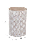 Lorenzo - Accent Table - White