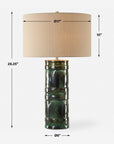 Loch - Green Glaze Table Lamp