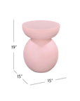 Accent Table - Blush Plaster