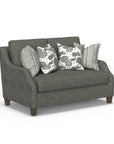Gianna - Fabric Bench Loveseat With Nailhead Trim