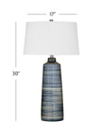 Creedence - Table Lamp - Brushed Blue