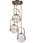 Mimas - 3 Light Cluster Pendant - Gold