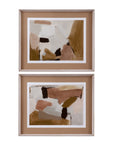 Almondine II Framed Art - Dark Brown