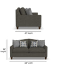 Lottie - Fabric Loveseat