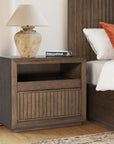 Athens - Open Nightstand - Dark Brown