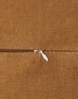 Cotton Canvas - King Stonewashed Duvet Cover Set Set of 3 - Terracotta