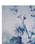 Blue Blooms Canvas Art - Blue