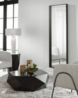 Kahn - Oversized Rectangular Mirror - Black