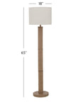 Chester - Floor Lamp - Natural / White