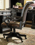 Telluride - Tilt Swivel Chair - Dark Brown