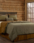 Highland Lodge - Twin Comforter Set Set of 4 - Brown